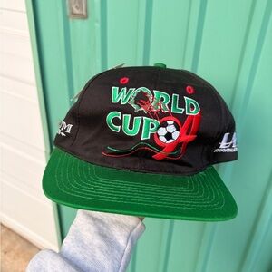 Vintage World Cup 1994 usa logo athletics hat snapback deadstock soccer football